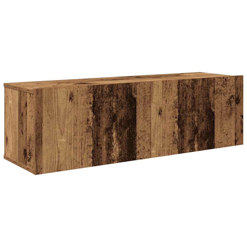 4-tlg. TV-Schrank-Set Weiß Holzwerkstoff
