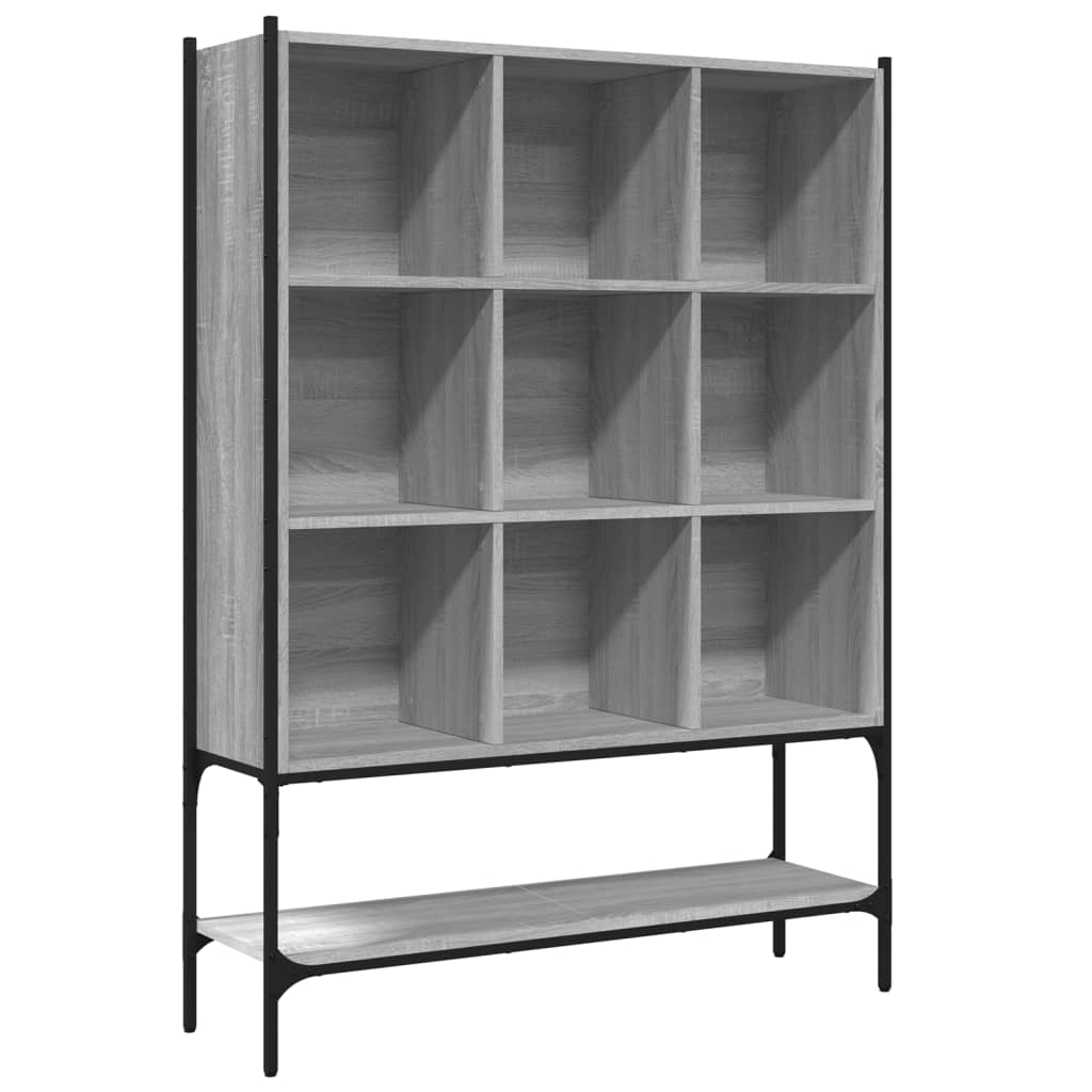 Bücherregal Schwarz 102x30x141,5 cm Holzwerkstoff