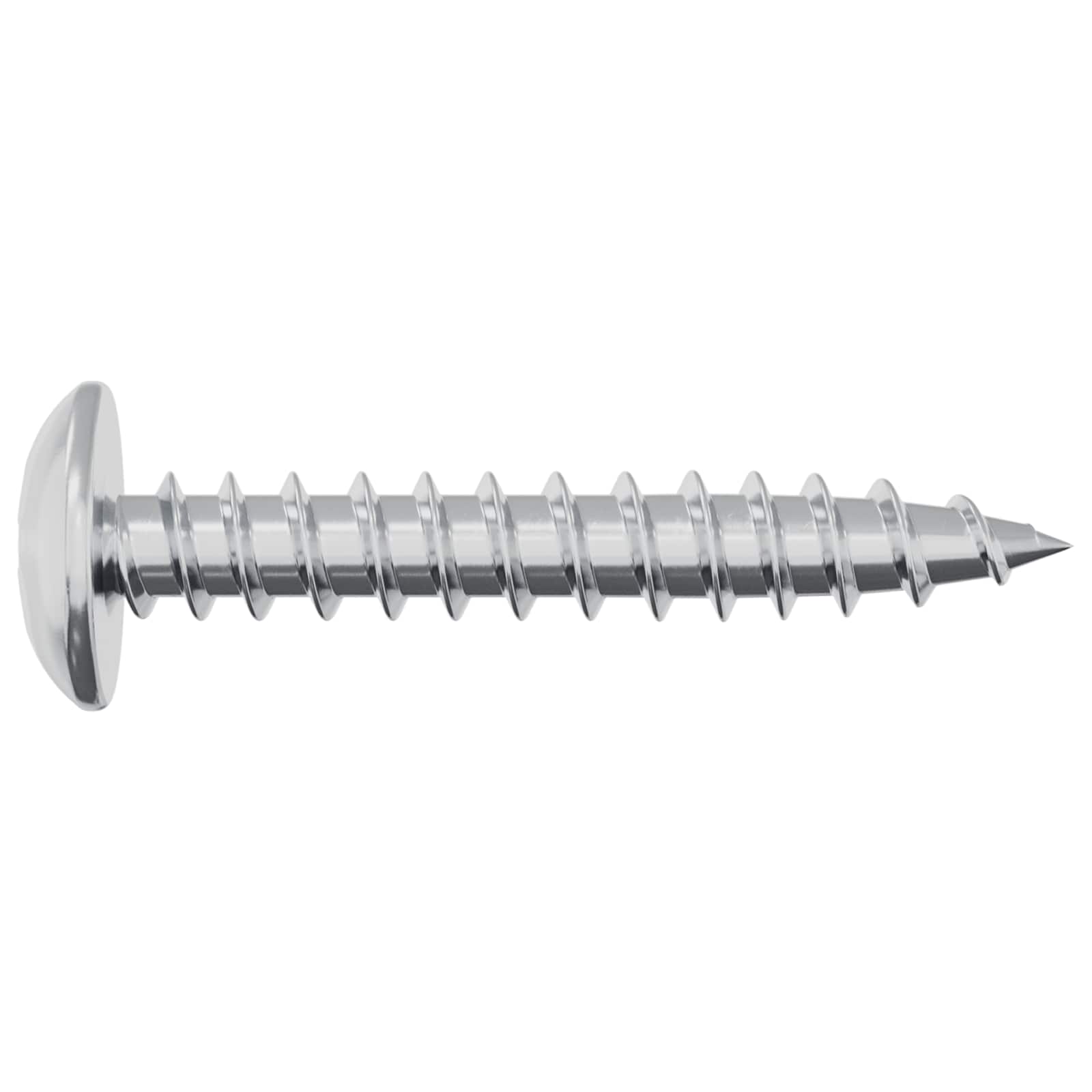 Selbstschneidender Nagel 2 pcs Zink-beschichtet 4 x 20 mm Stahl