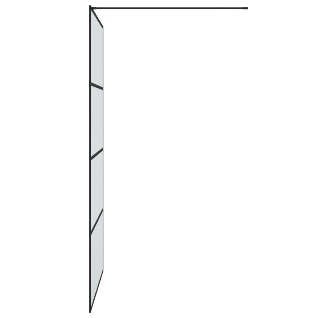 Duschwand für Begehbare Dusche mit Klarem ESG Glas 80x195 cm