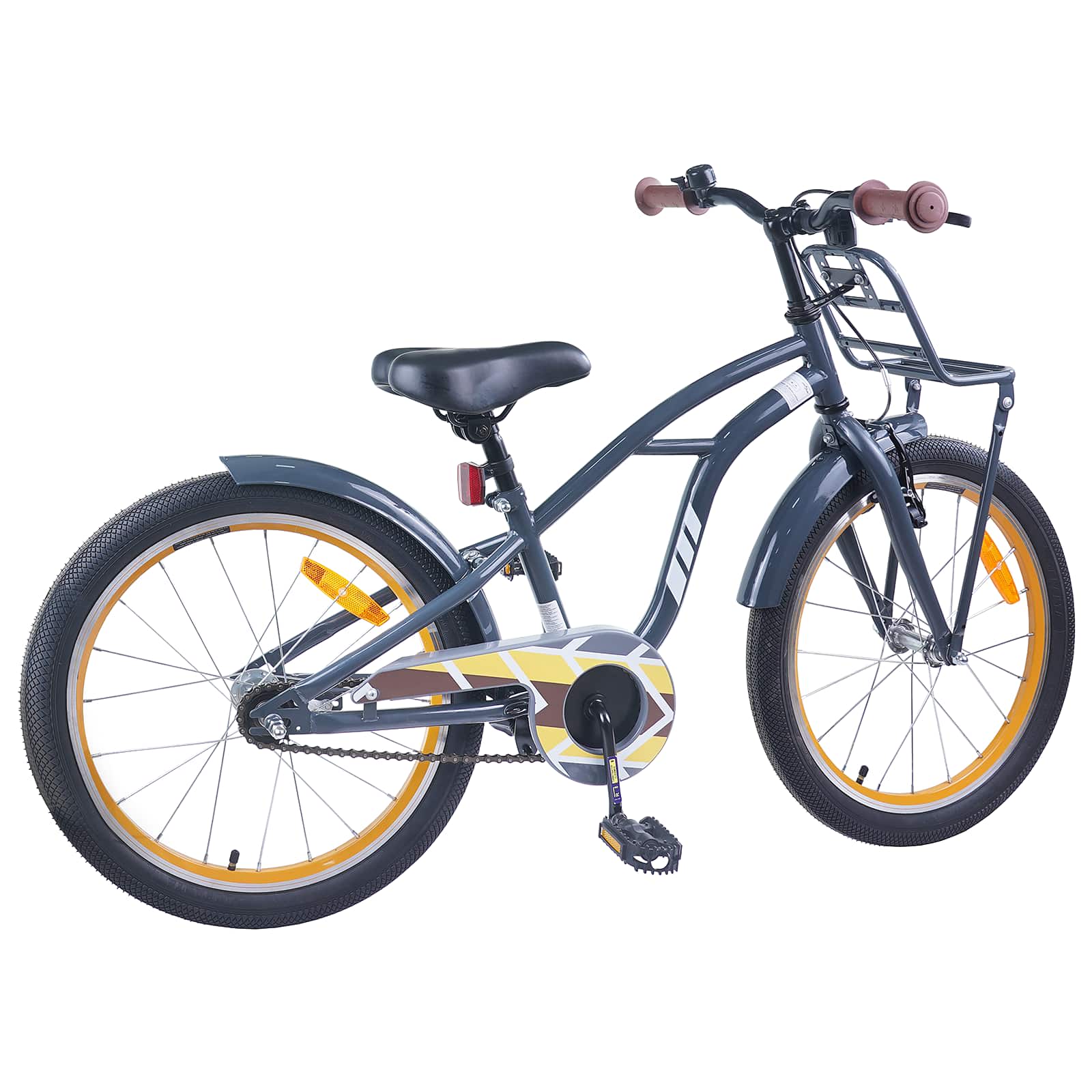 Kinderfahrrad 16 Zoll für 4-6 Jahre alt Schwarz