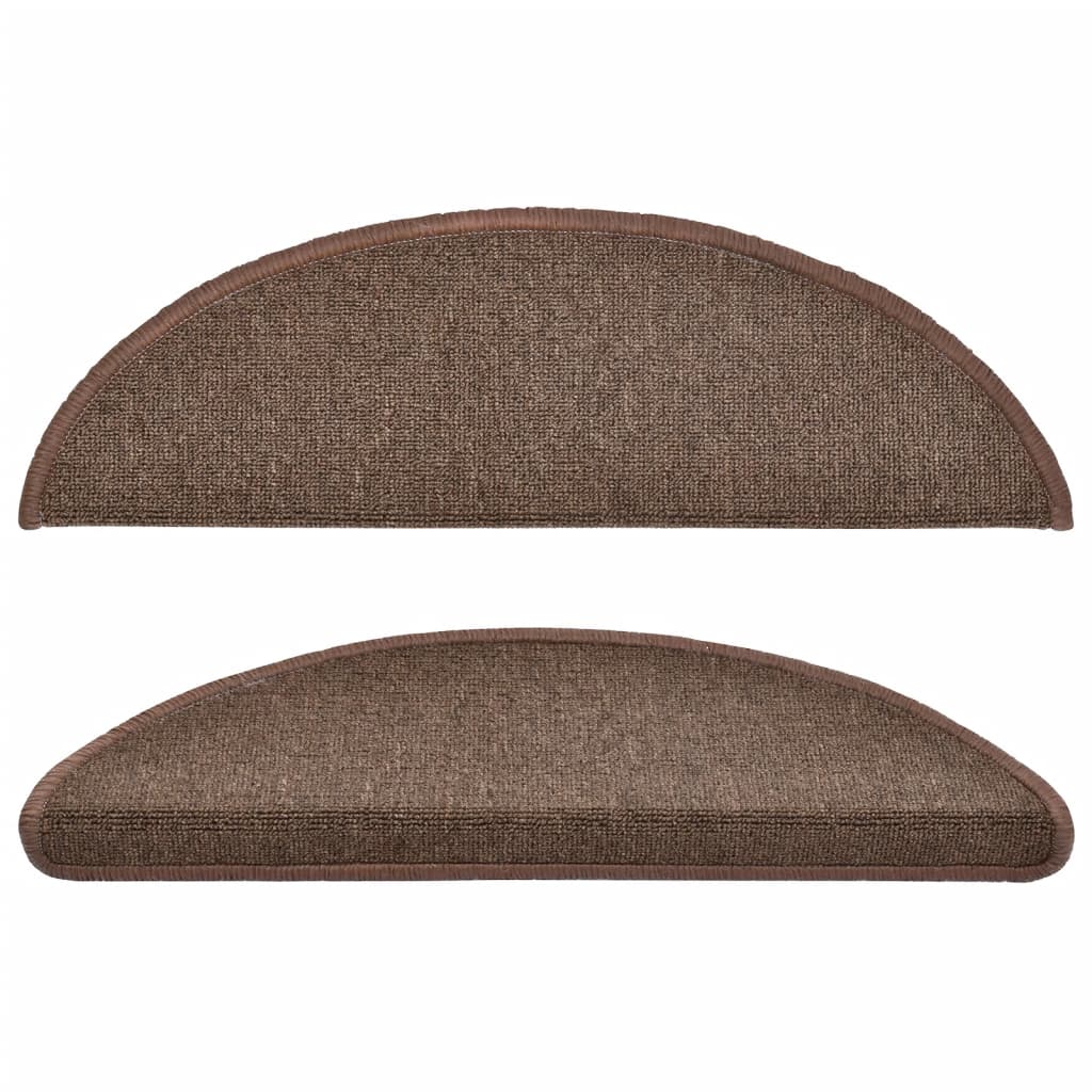 Stufenmatten 15 Stk. 56x17x3 cm Anthrazit Halbrund