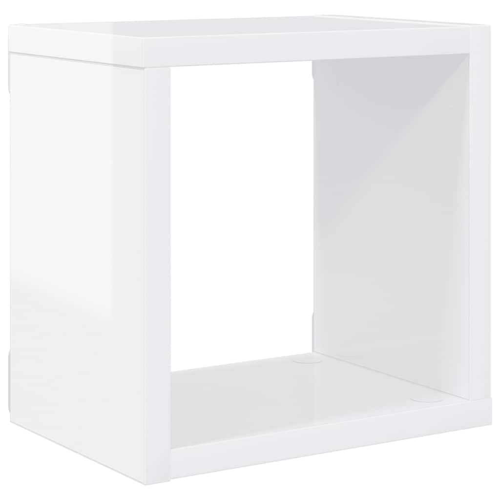 Würfelregale 2 Stk. Weiß 30x15x30 cm