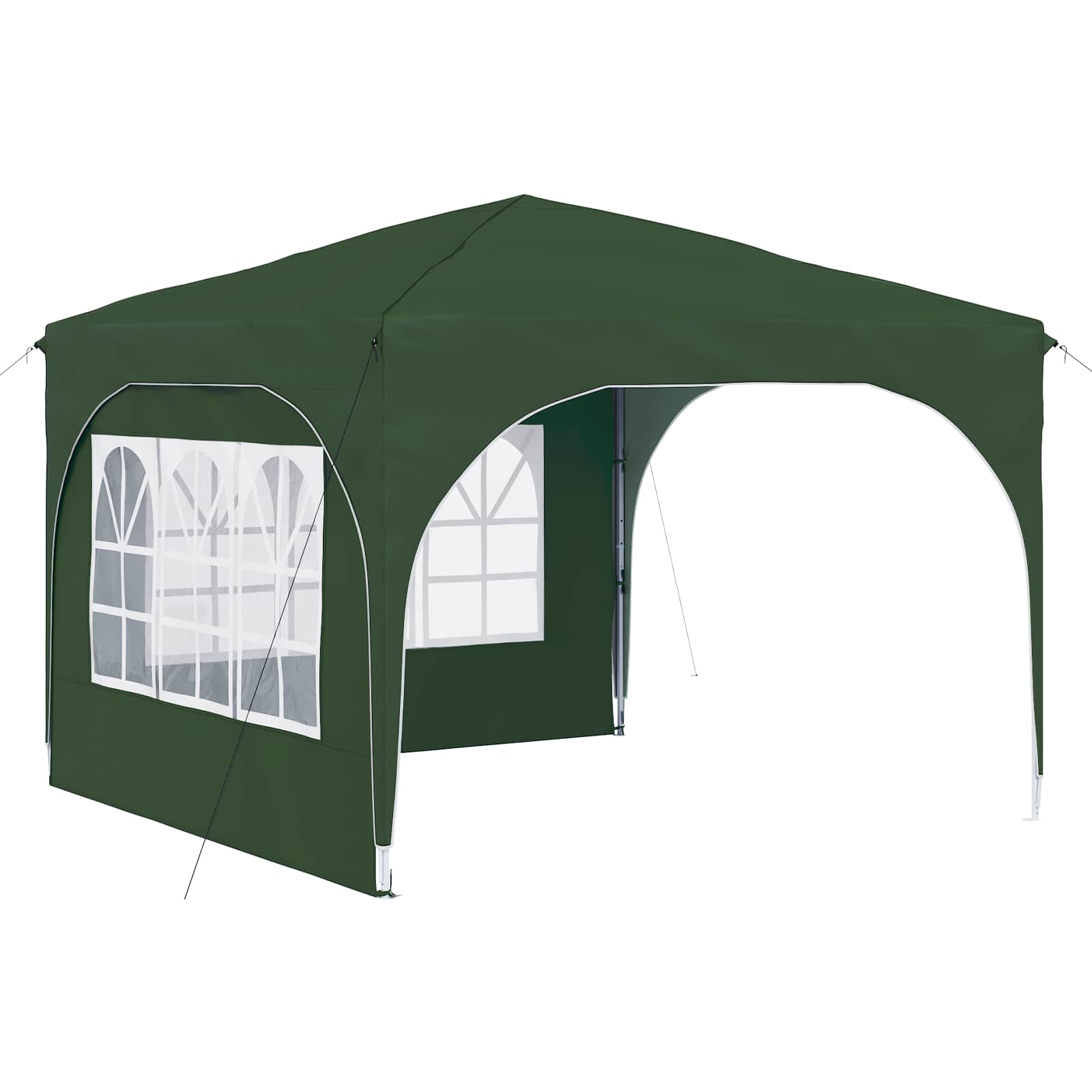Pop-up Partyzelt 290 x 290 x 245 cm Creme