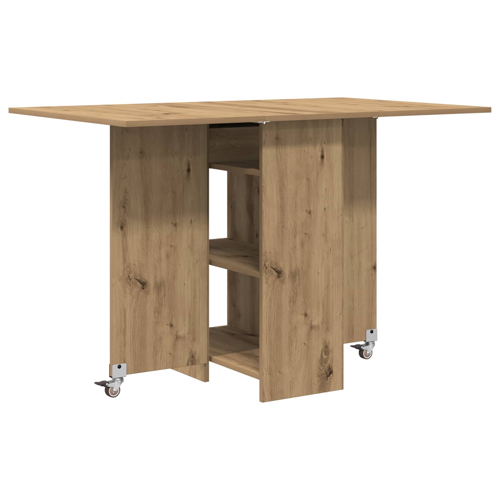 Esstisch 115 x 70 x 75 cm Holzwerkstoff Weiß Rechtwinklig