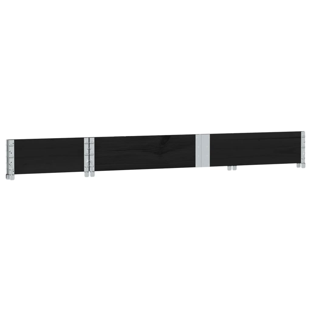 Pflanzkasten Grau 150x100 cm Massivholz Kiefer