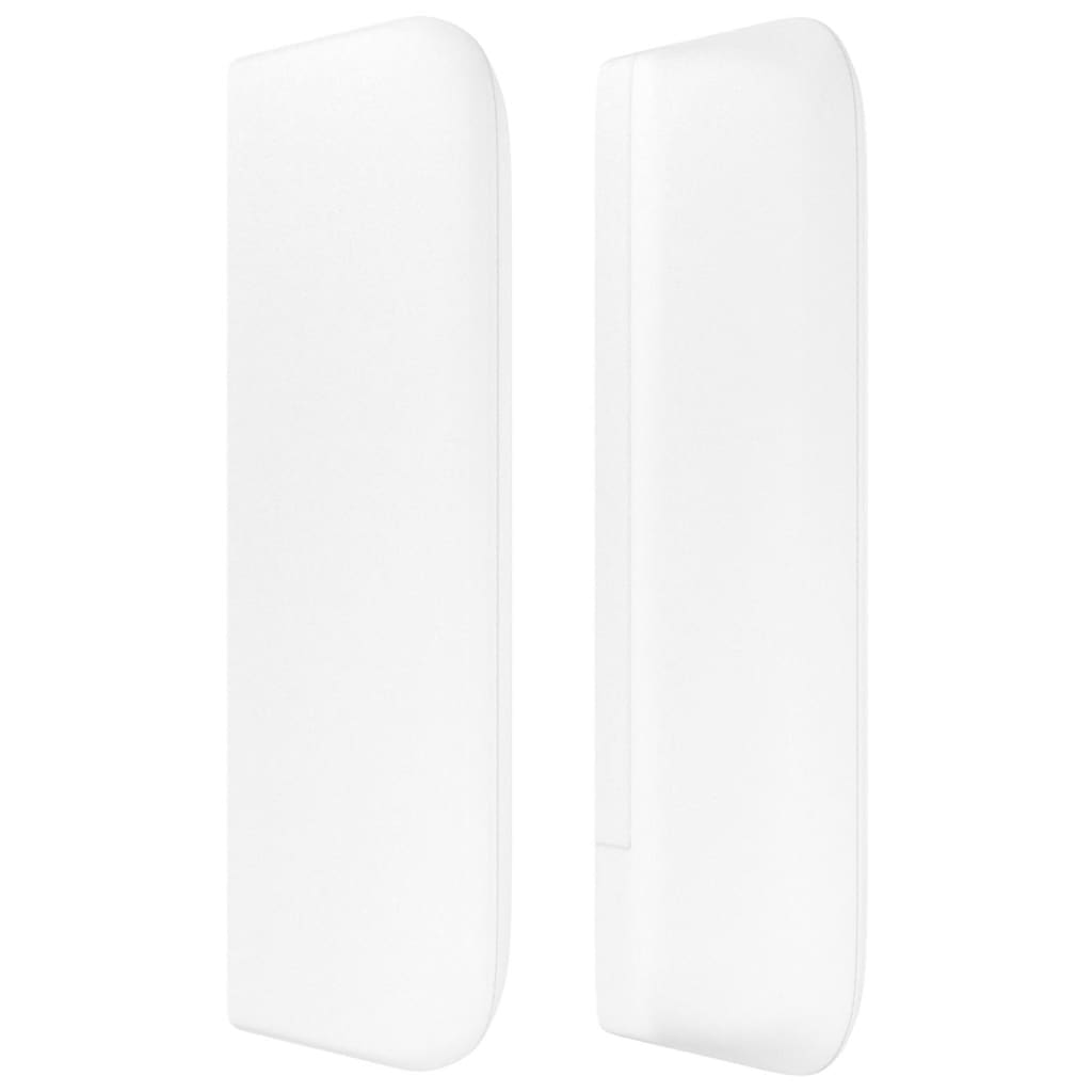 Kopfteil mit Ohren Creme 83x16x78/88 cm Kunstleder