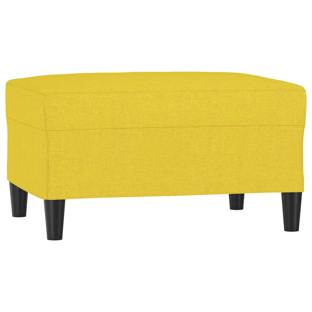 Fußhocker Hellgrau 60x50x41 cm Stoff