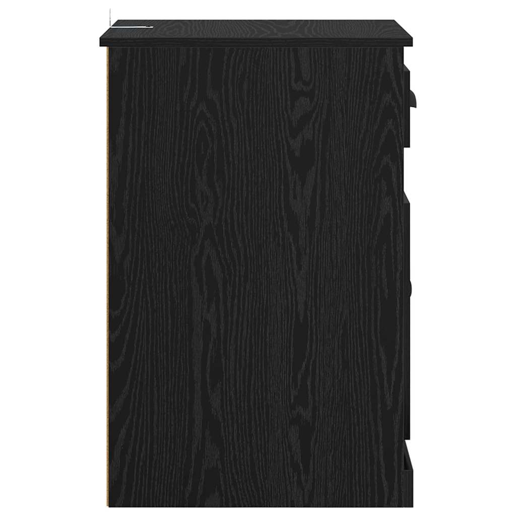 Beistellschrank mit Schublade Weiß 40x50x75 cm Holzwerkstoff