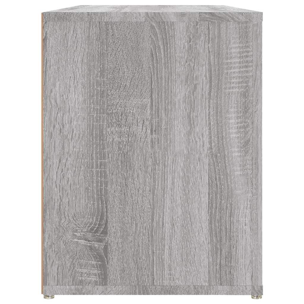 Schuhregal Weiß 100x35x45 cm Holzwerkstoff