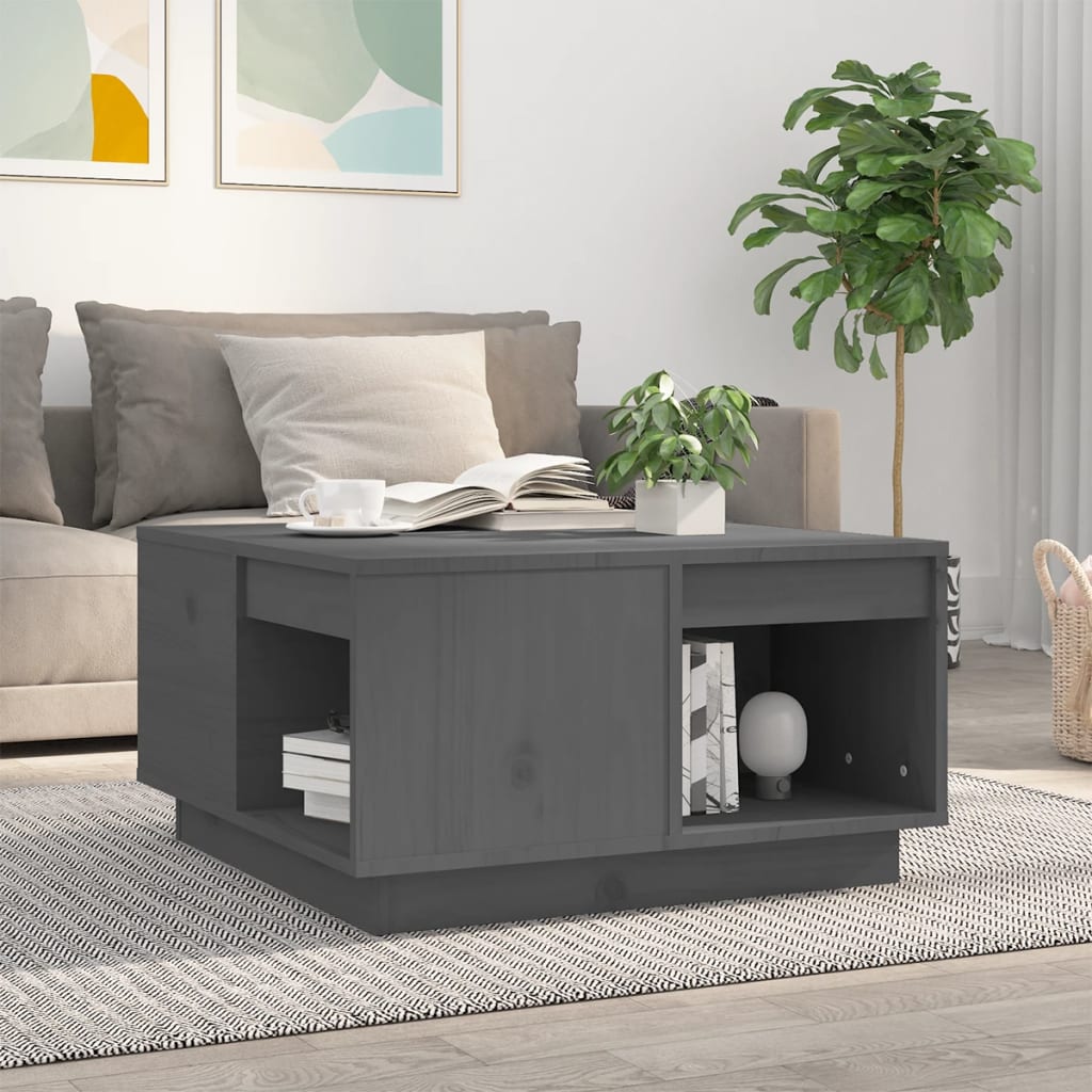 Couchtisch 100x101x40,5 cm Massivholz Kiefer