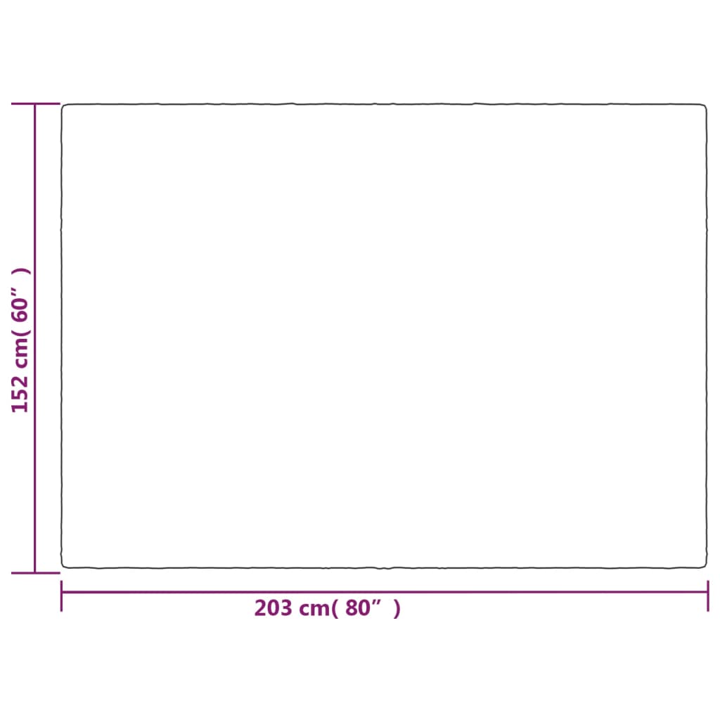 Gewichtsdecke mit Bezug Grau 122x183 cm 9 kg Stoff