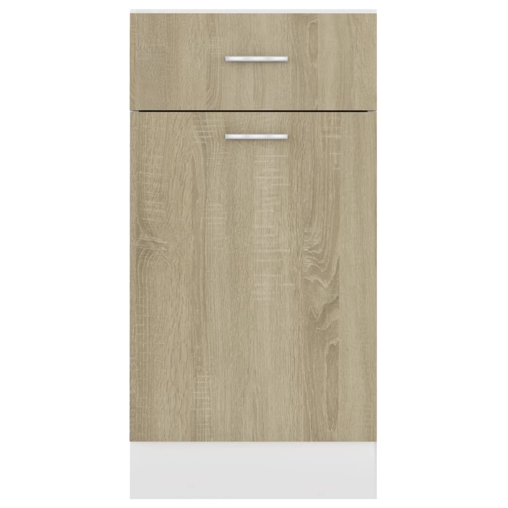 Spülenunterschrank Sonoma-Eiche 80x46x81,5 cm Holzwerkstoff