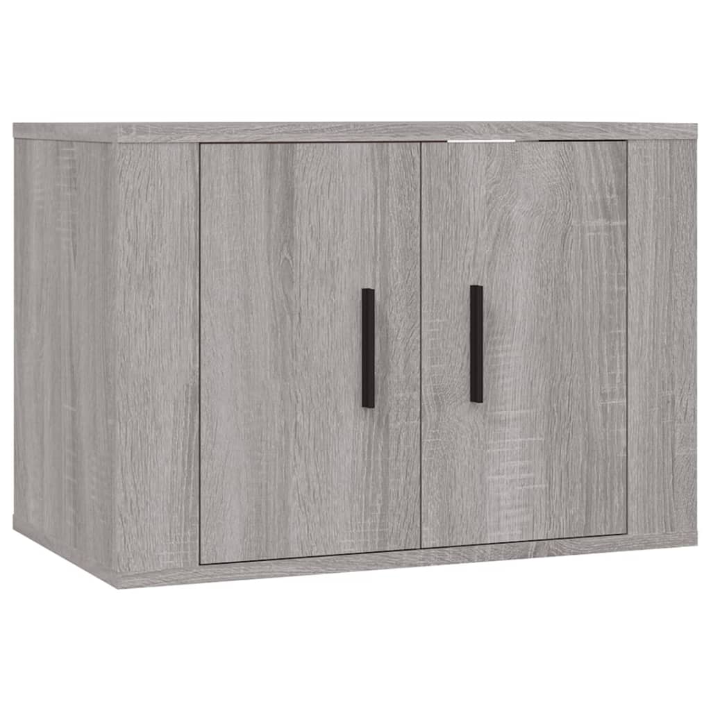 2-tlg. TV-Schrank-Set Weiß Holzwerkstoff
