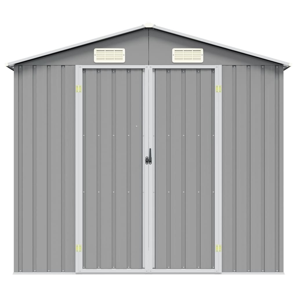 Gerätehaus Grün 205x129x183 cm Verzinkter Stahl