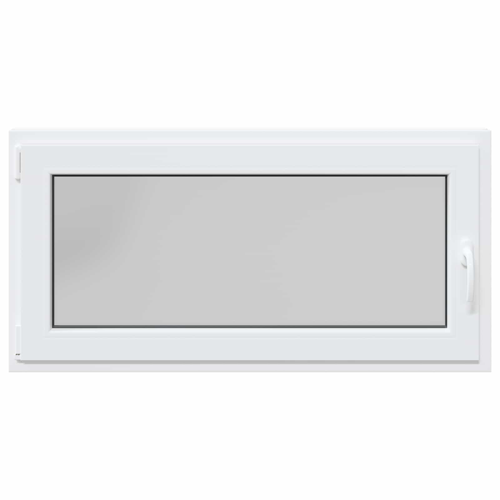Kellerfenster RISOR 50 x 50 cm PVC und Glas Weiß