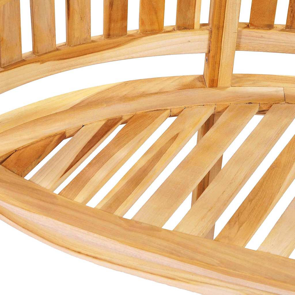 Bananenbank 180 cm Massivholz Teak