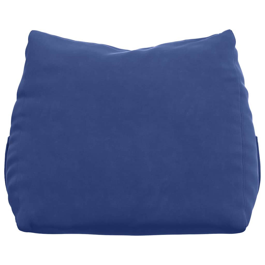 Rückenkissen Blau 45 x 20 x 35 cm Cordstoff
