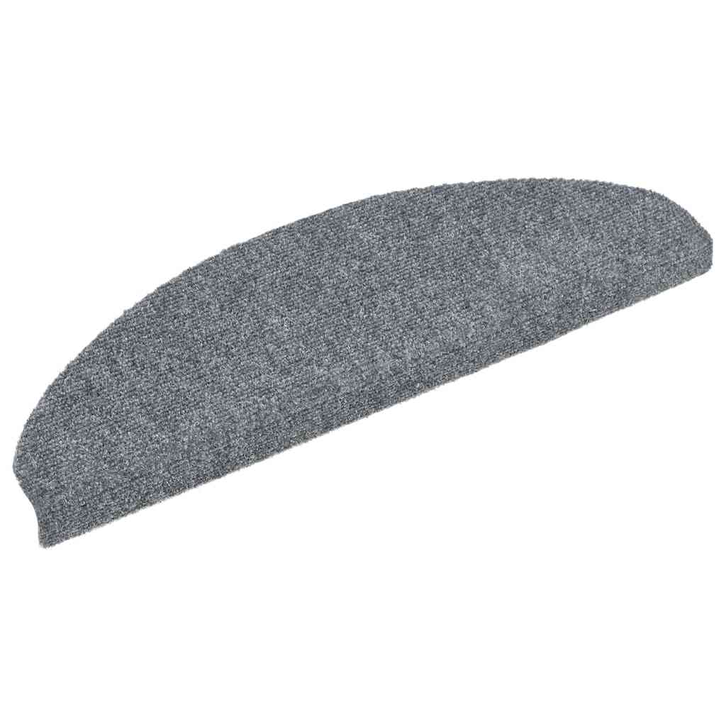 Stufenmatten Selbstklebend 15 Stk. 56x17x3 cm Hellbraun Halbrund