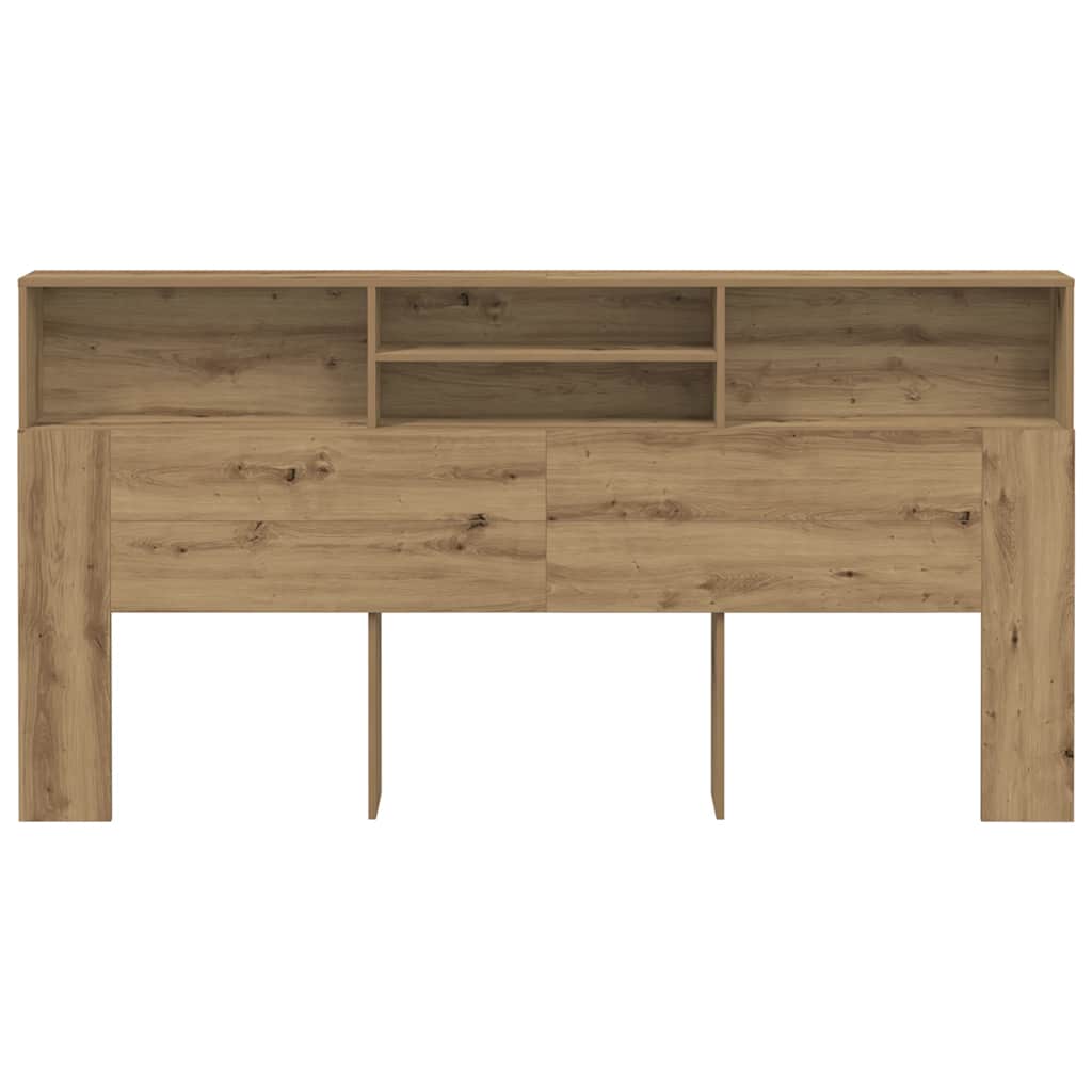 Bett-Kopfteil mit Ablagen Weiß 100x19x103,5 cm