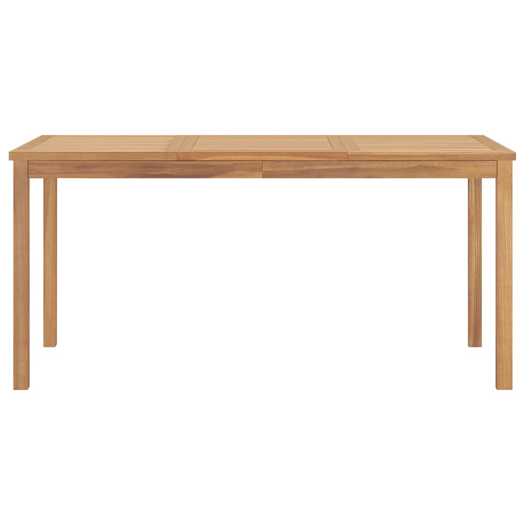 Garten-Esstisch 140x80x77 cm Massivholz Teak