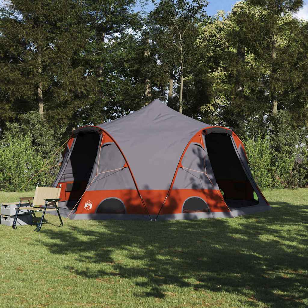 Dome Zelt für 4 Personen mit Dach Grün 505 x 450 x 248 cm