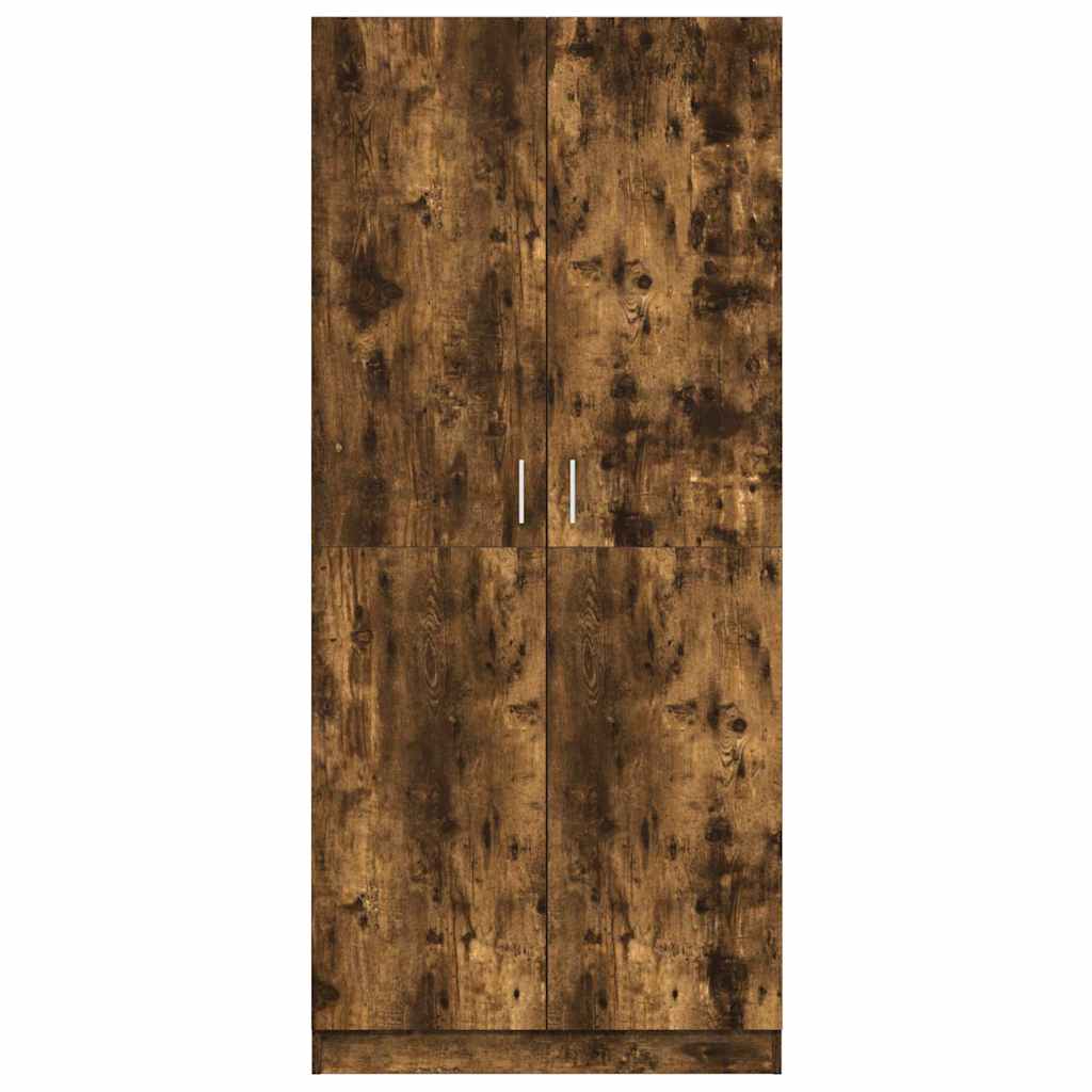 Kleiderschrank Weiß 80x52x180 cm Holzwerkstoff