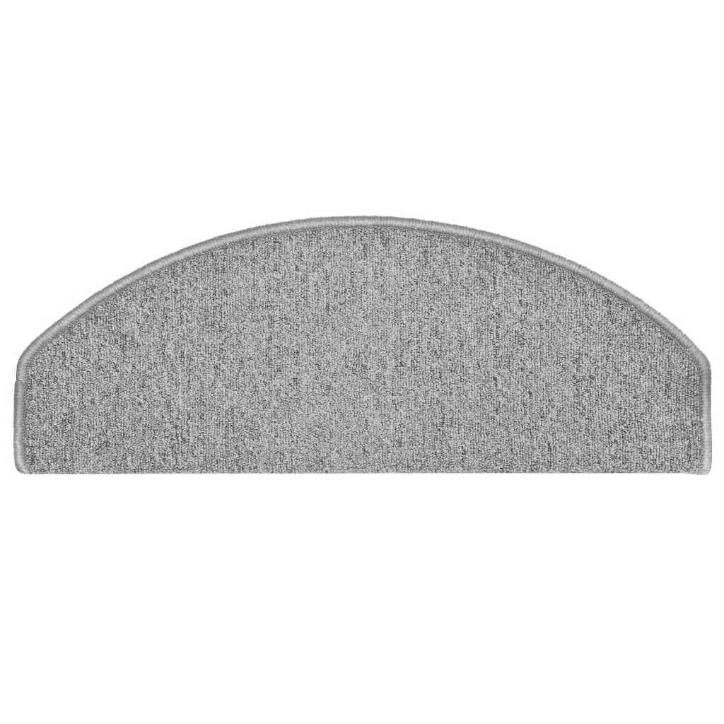 Stufenmatten 15 Stk. 56x17x3 cm Anthrazit Halbrund