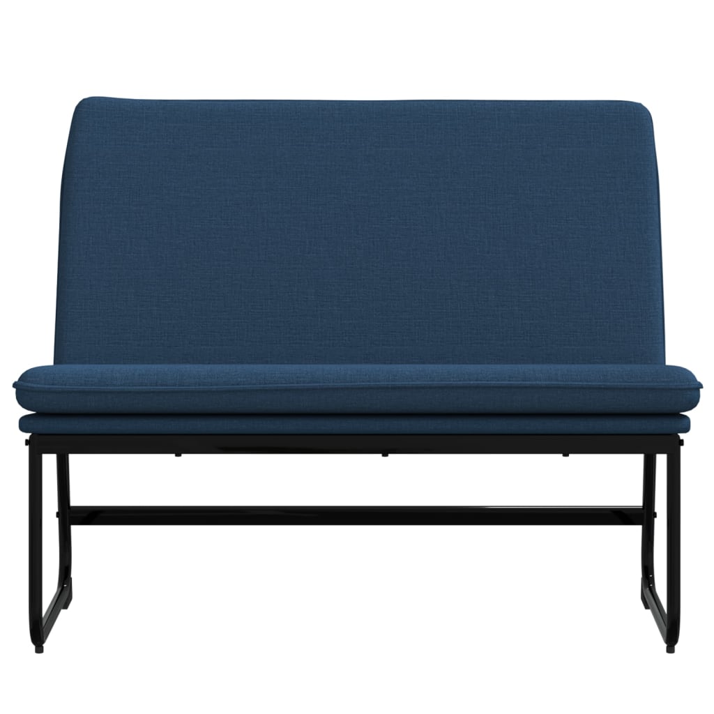 Sitzbank Hellgrau 100x75x76 cm Stoff