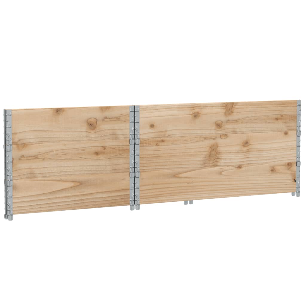 Pflanzkasten Grau 150x100 cm Massivholz Kiefer