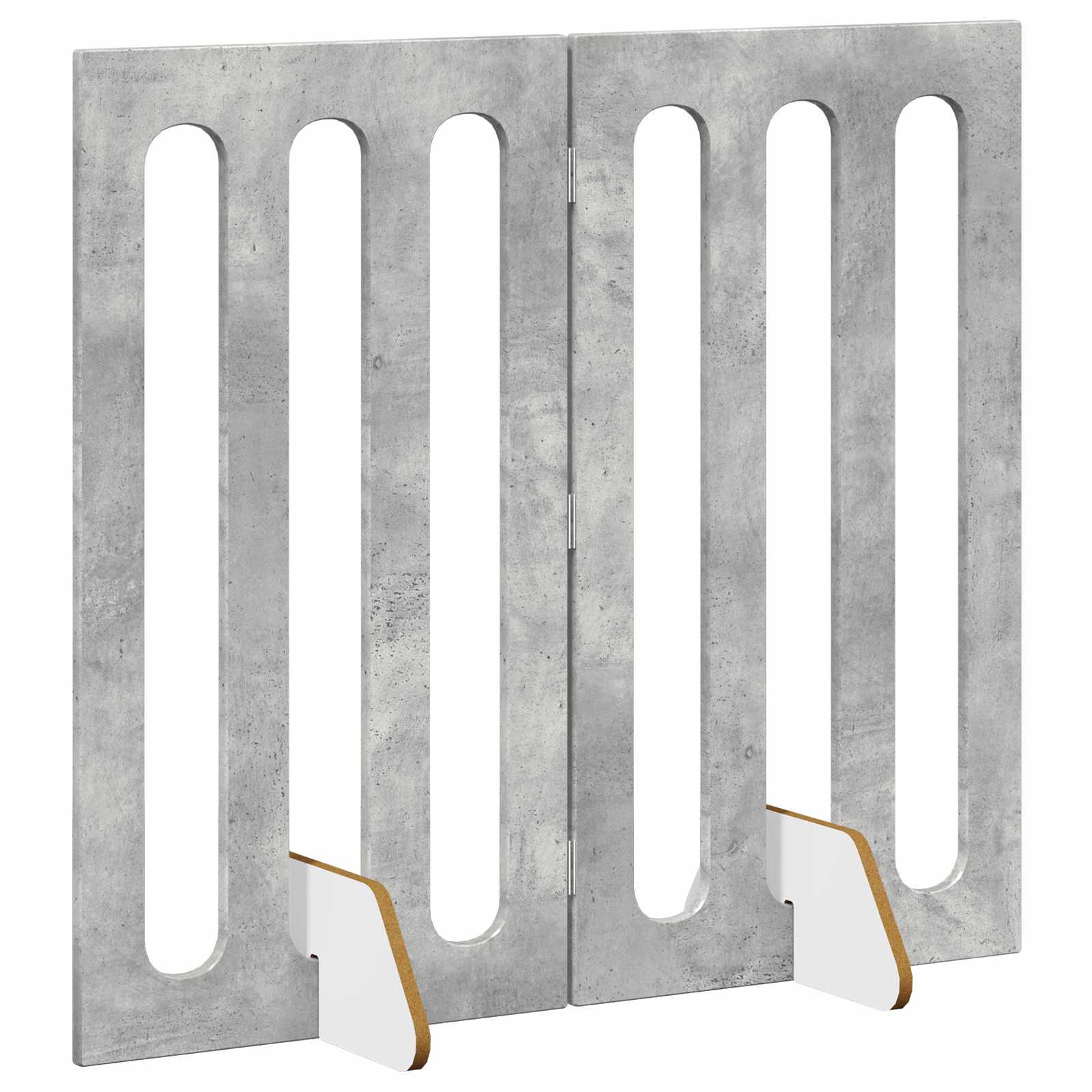 Faltbarer Haustierzaun 2 pcs Weiß 100,5 x 38 x 70 cm