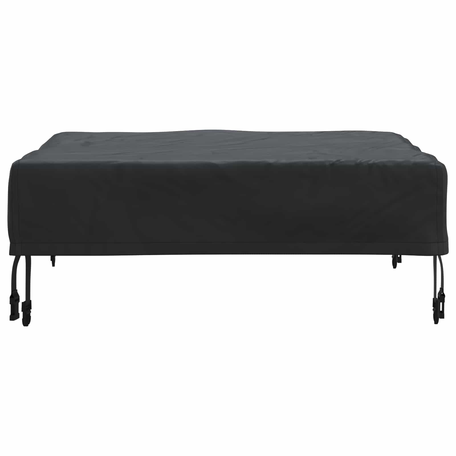 Tischdecken Uni Schwarz 62 x 62 x 15 cm Stoff