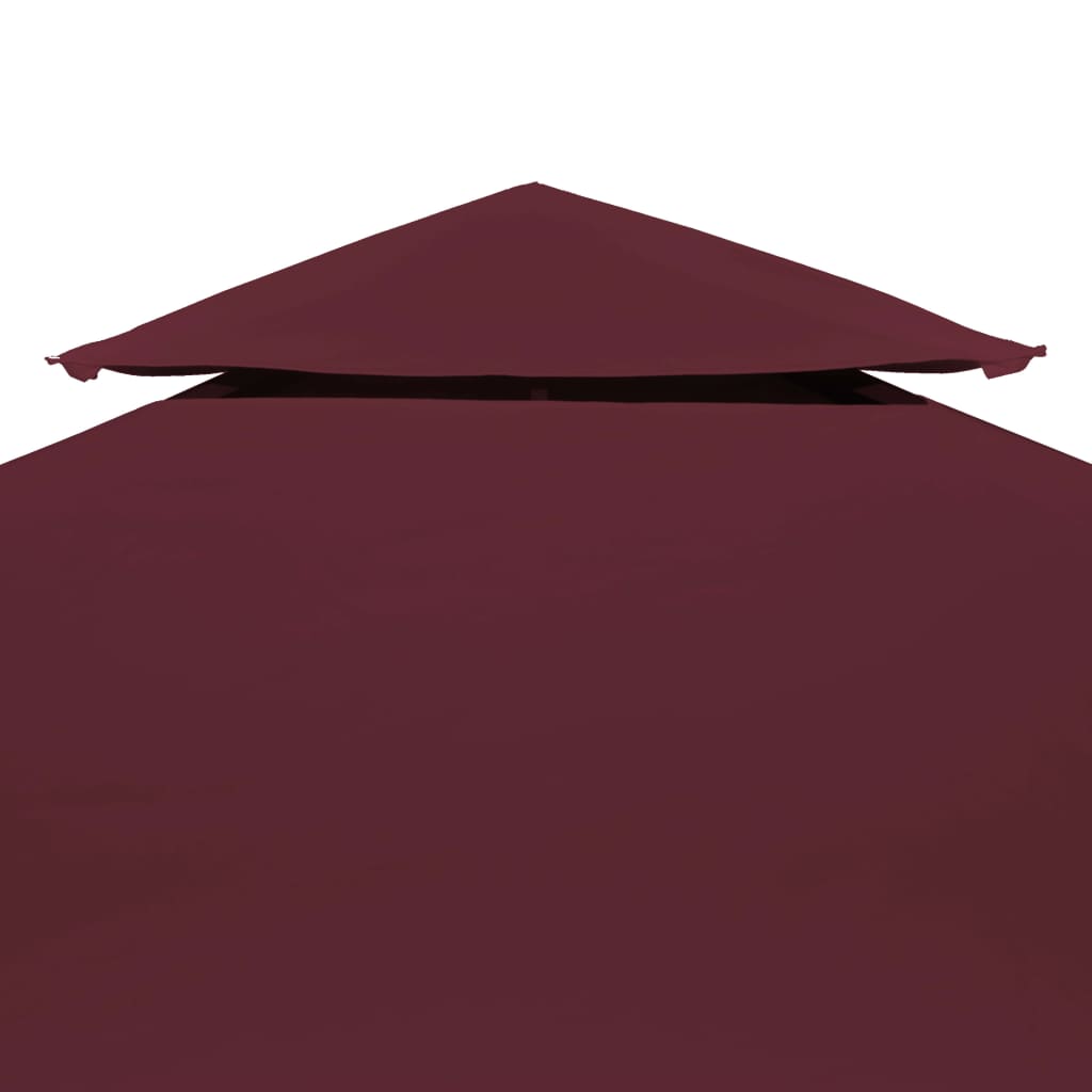 Pavillon-Dachplane mit Kaminabzug 310 g/m² 4x3 m Blau