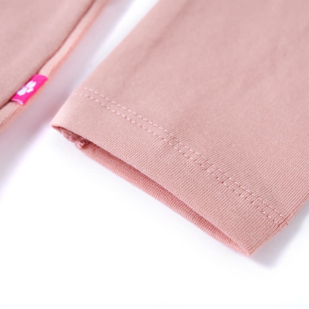 Kinder-Langarmshirt Hellrosa 104