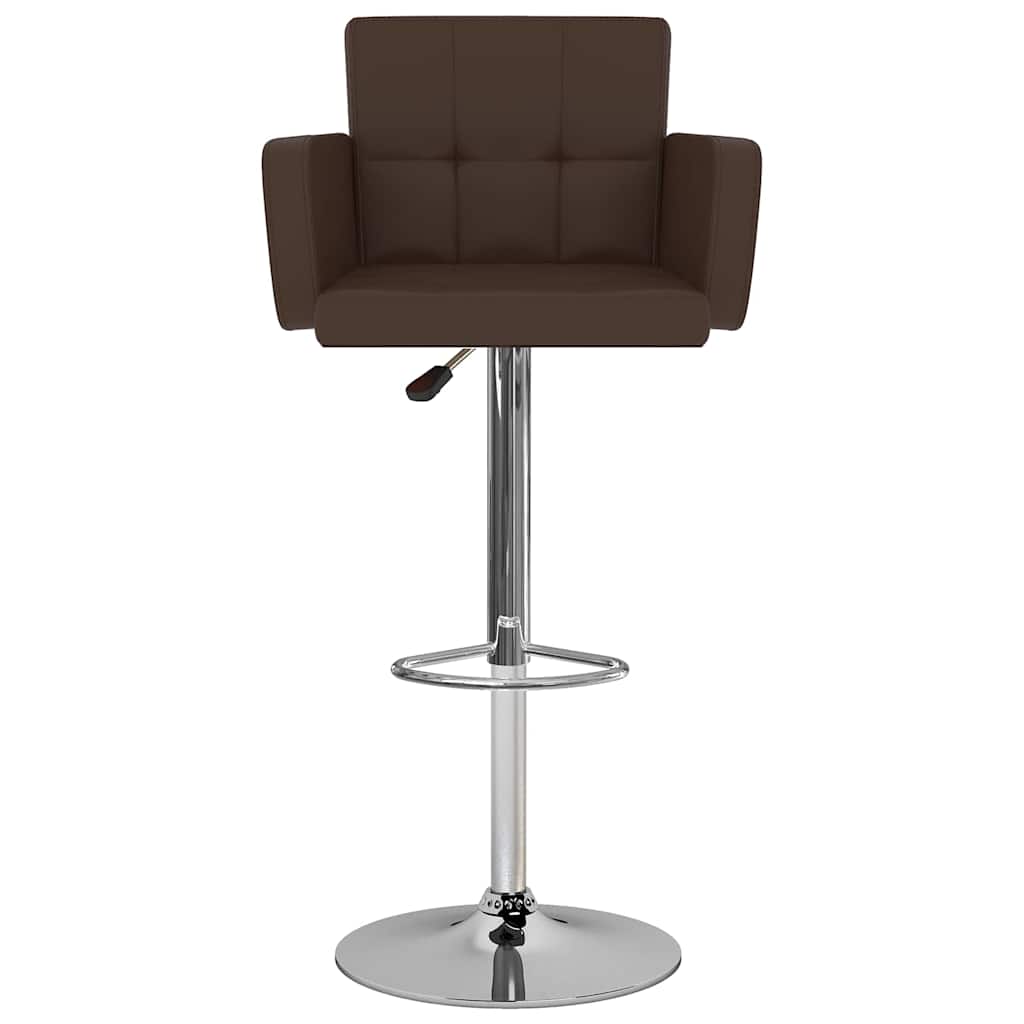 Barhocker 2 Stk. Weiß Kunstleder