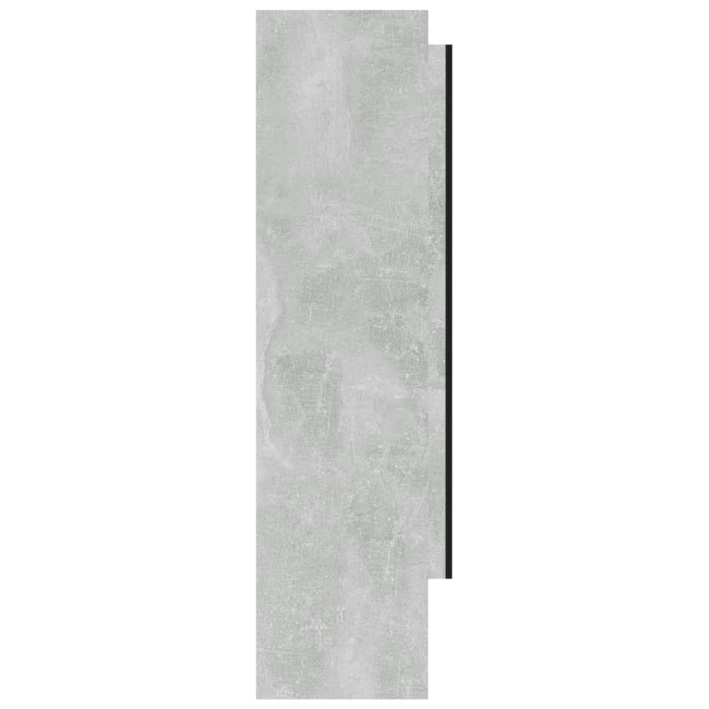 Spiegelschrank fürs Bad 80x15x60 cm Glänzend Schwarz