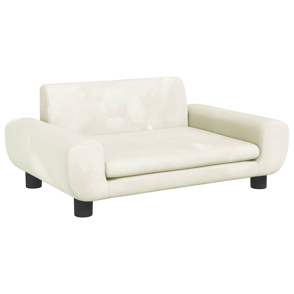 Hundebett Blau 100x54x33 cm Samt
