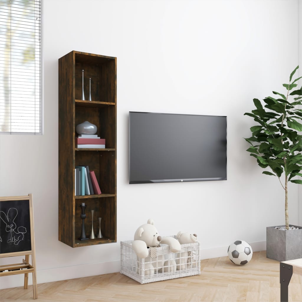 Bücherregal/TV-Schrank Weiß 143×30×36 cm