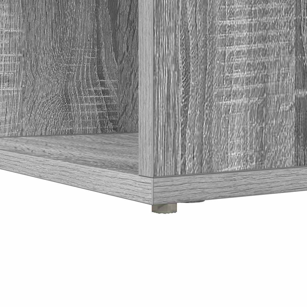 Eck-Schreibtisch Schwarz Eichen-Optik 101,5 x 149,5 x 149,5 cm