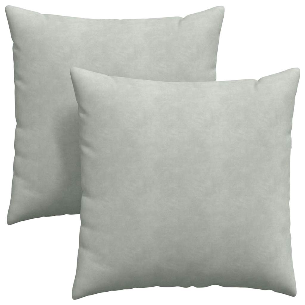 Sofakissen 2 Stück Blau 50 x 30 cm Cordstoff