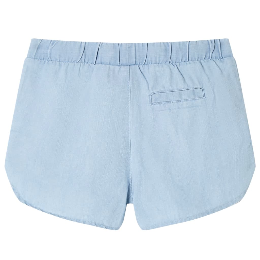 Kindershorts Helles Jeansblau 140