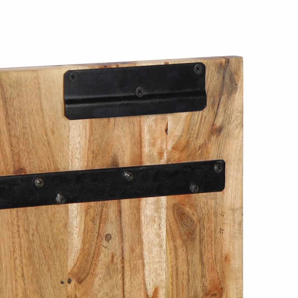 Kopfteil Mehrfarbig 160 cm Massivholz Altholz