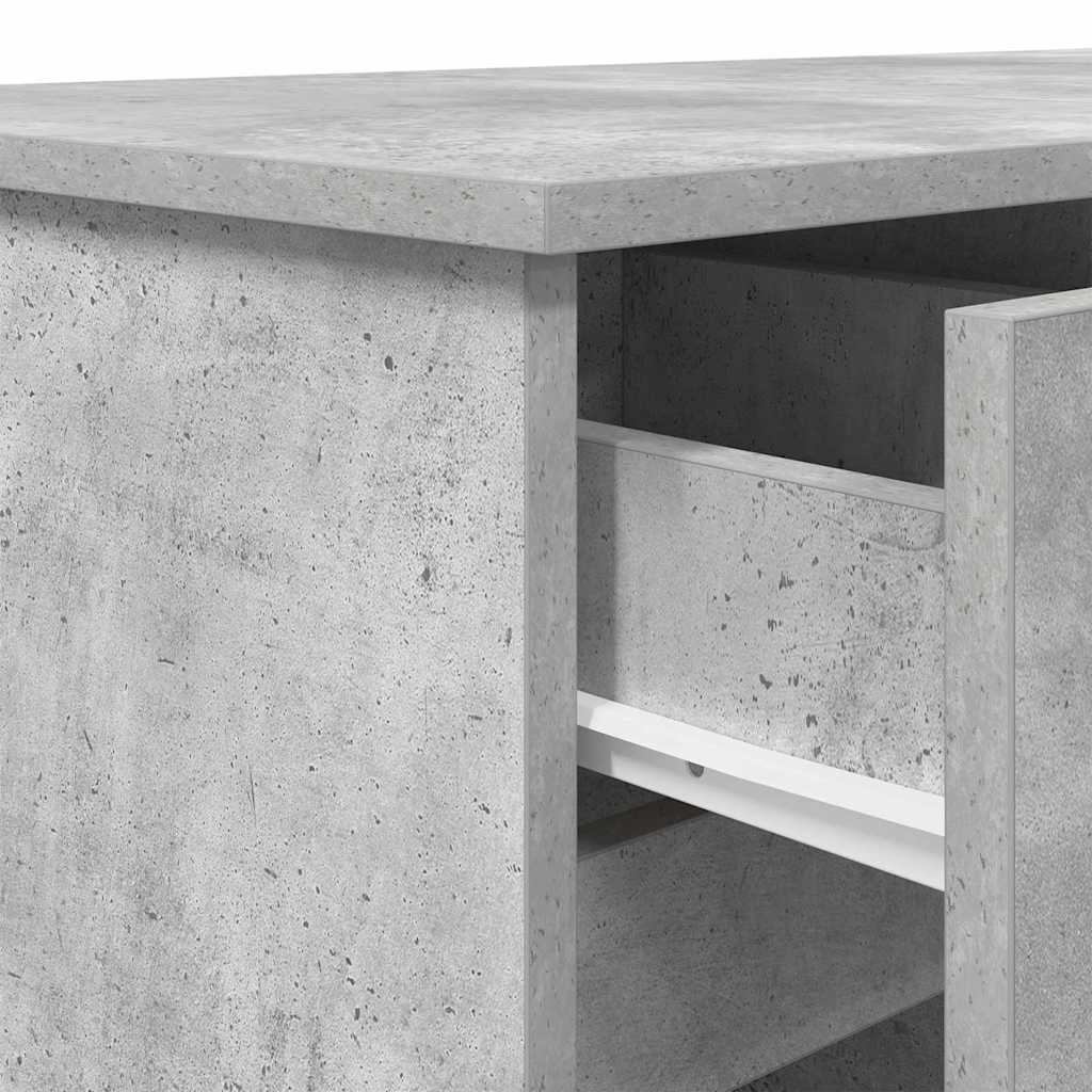 Schreibtisch mit Schubladen Weiß 140 x 49 x 76 cm Holzwerkstoff