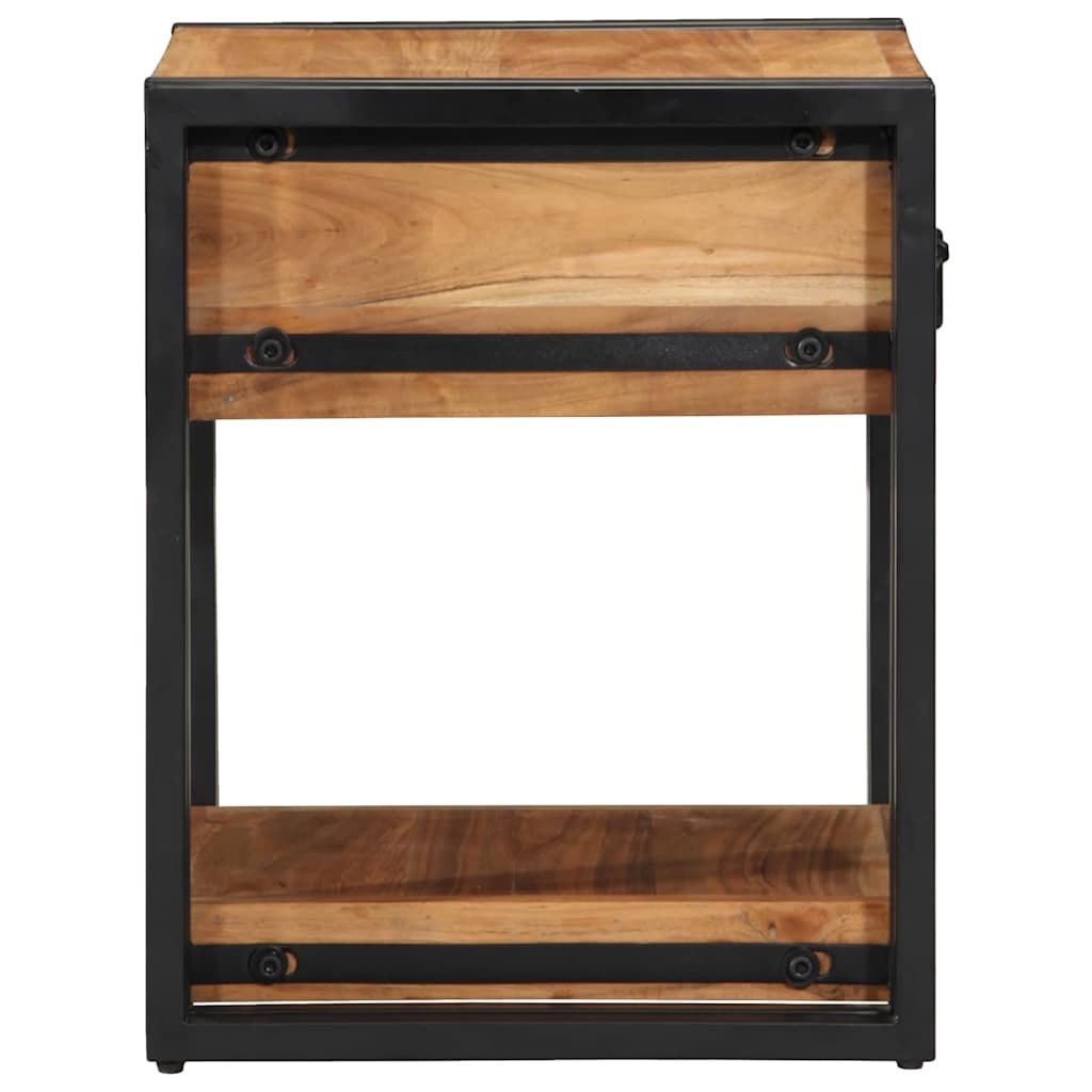 Nachttisch 40 x 35 x 50 cm Massives upgecyceltes Holz