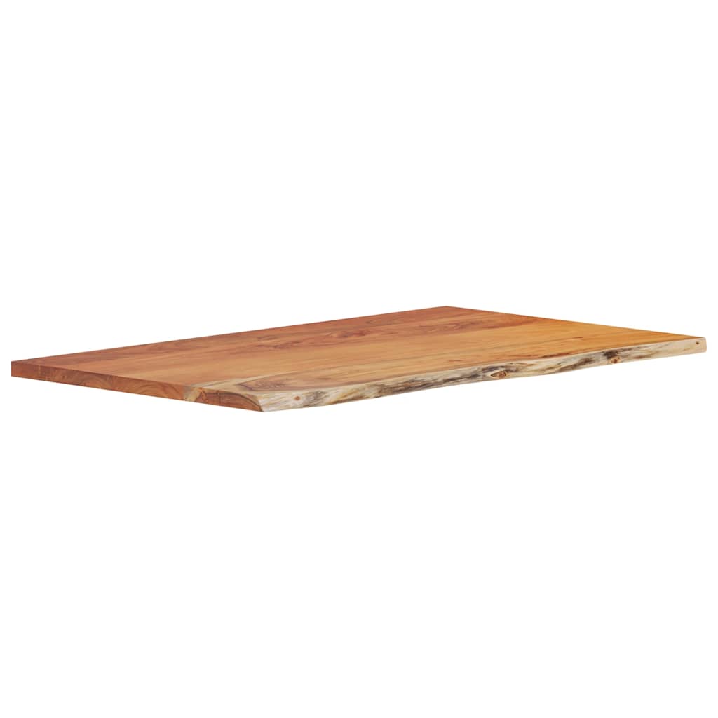 Wandregal 40x20x2,5 cm Rechteckig Massivholz Akazie Baumkante
