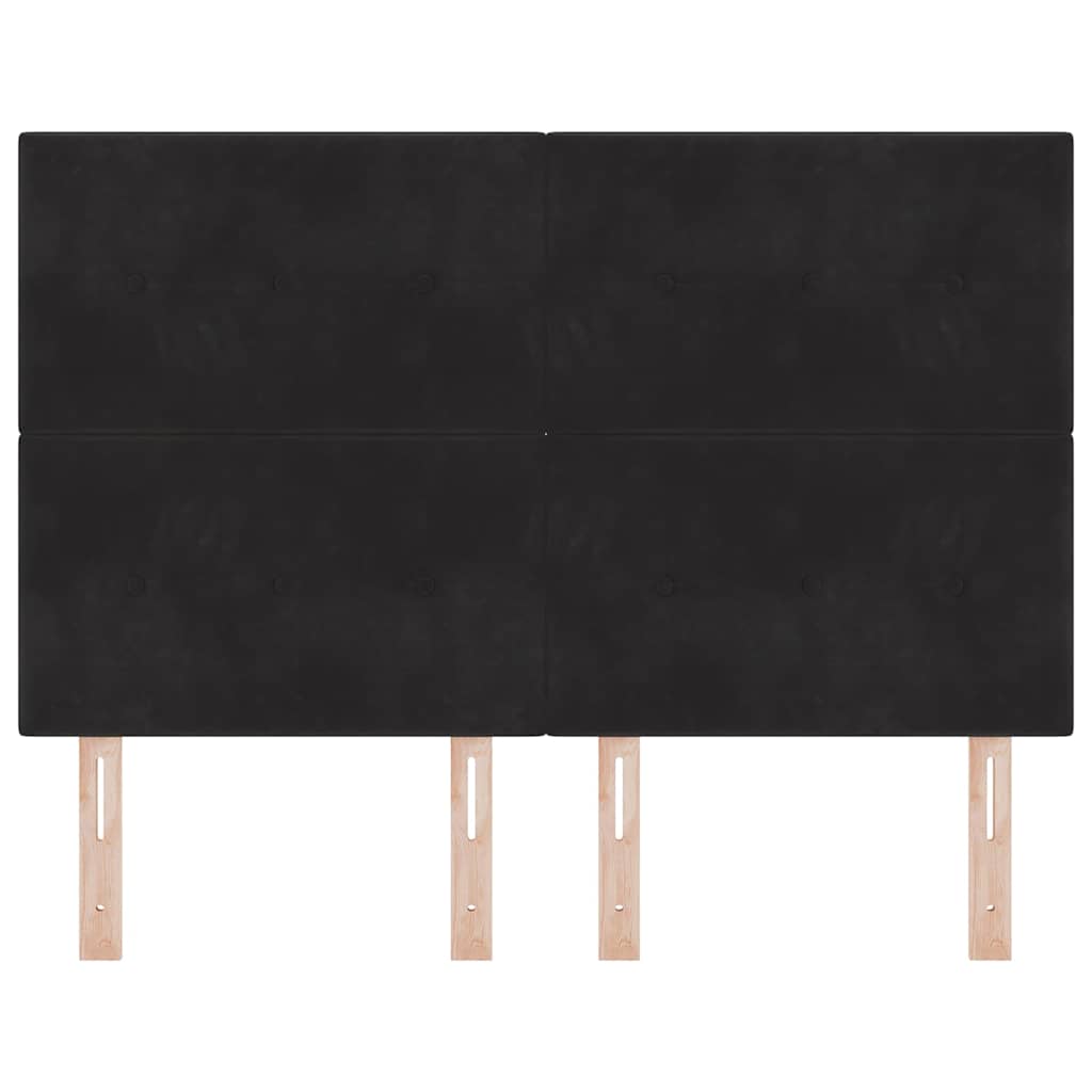 Kopfteil Hellgrau 80 cm Samt