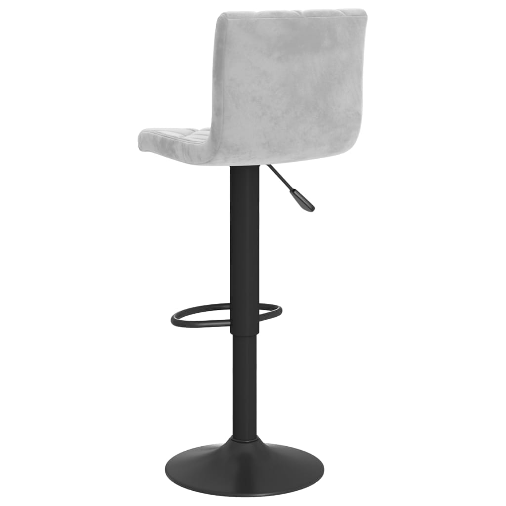 Barhocker 2 Stk. Creme Samt