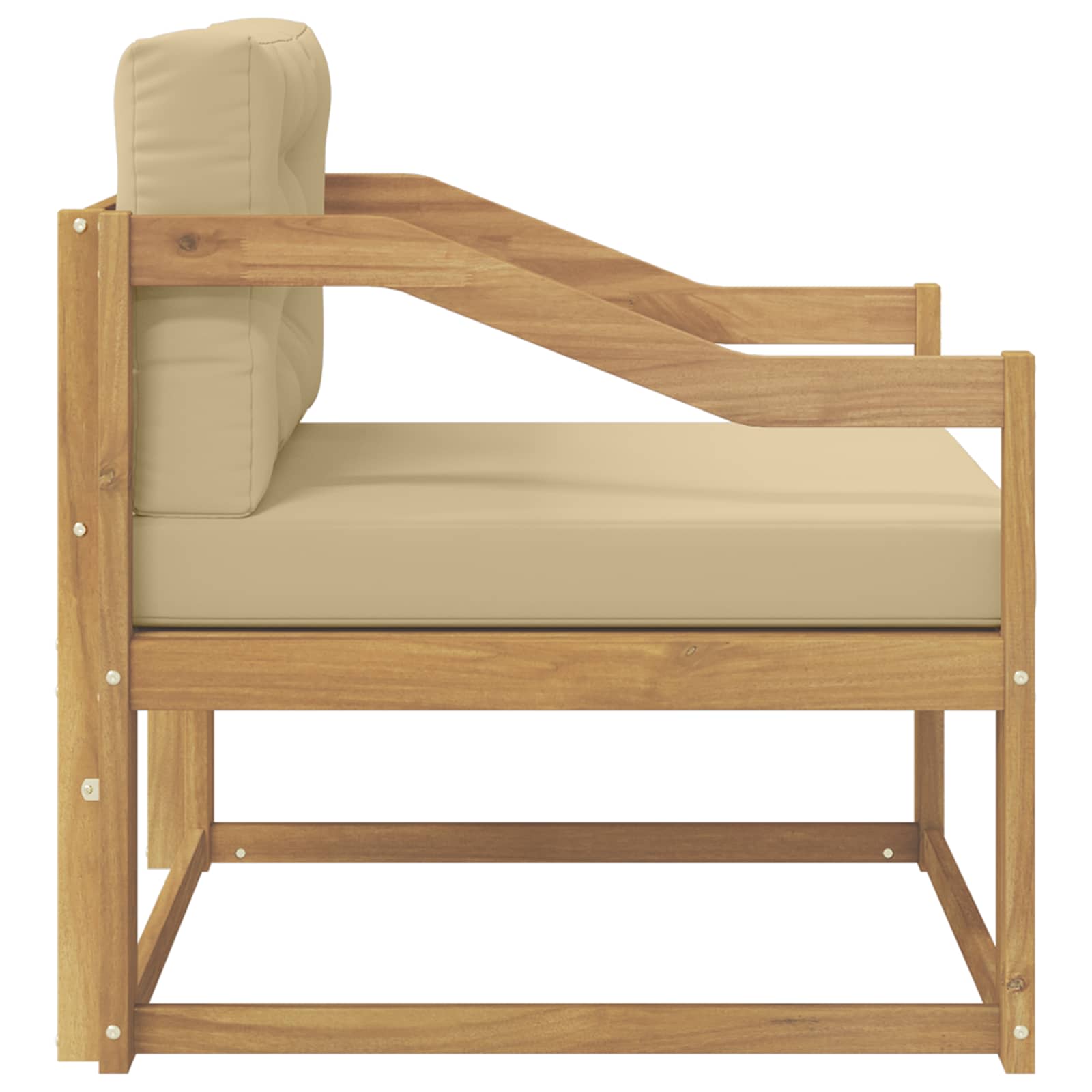 Outdoor Mittelsofa Natur