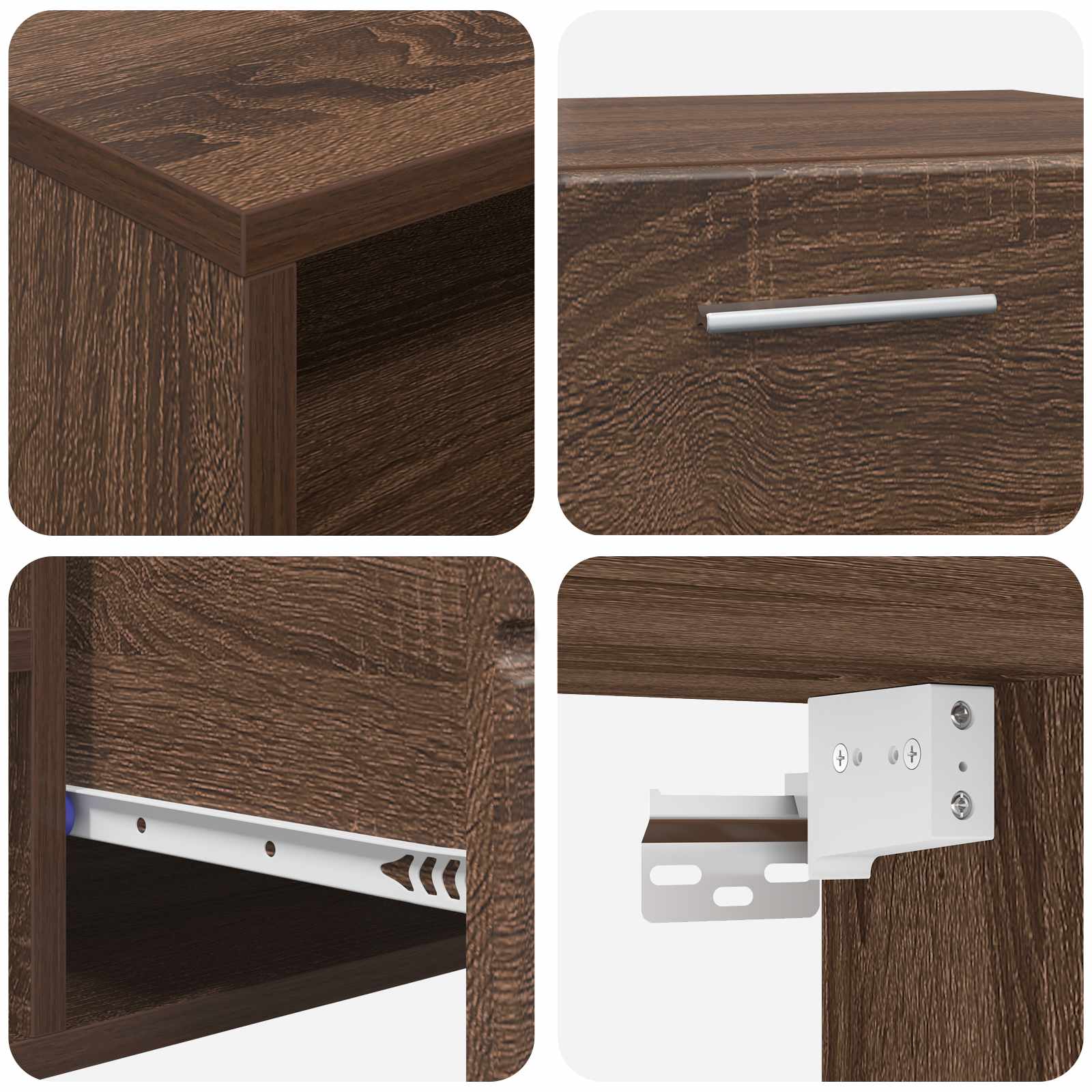 Highboard mit Regal FLORIN Weiß 60 x 35 x 182 cm Holzwerkstoff