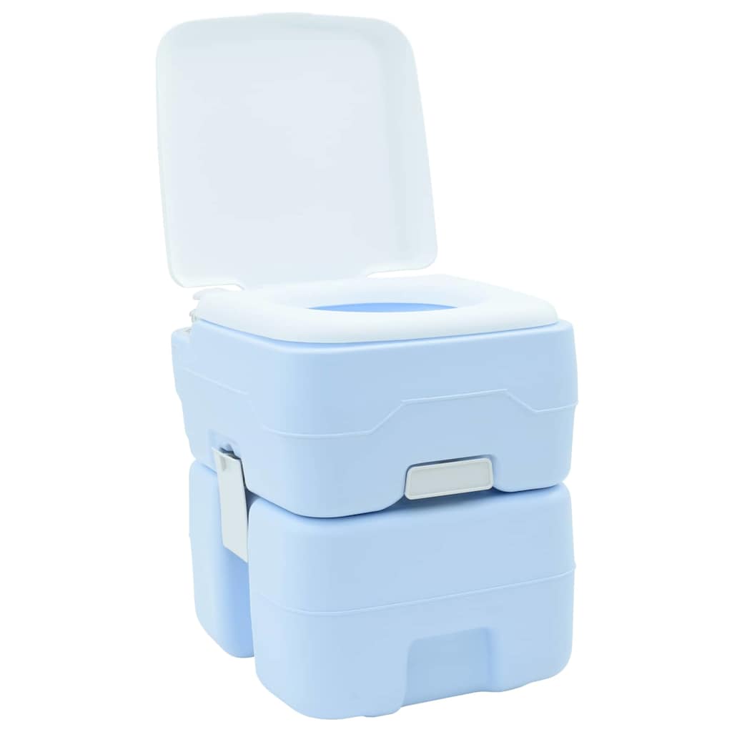 Camping-Toilette Grau 41,5 x 36,5 x 42 cm